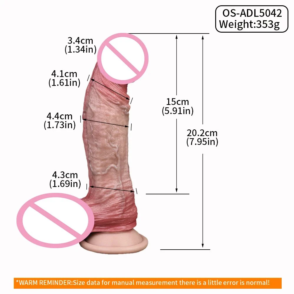3D Precision Modeling of Silicone Double-layer Dildo Can Be Adsorbed on the Body to Provide a Strong Sense of Sex Toys