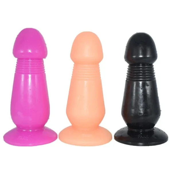 8 Total 7 Insertable 7cm Big Anal Butt Plug Prostate Massager Large Sex Toys Mushroom Head Screw Ribbed Huge Anal Toys