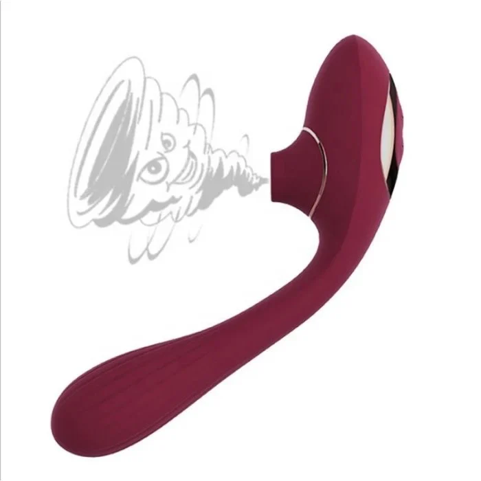 360 Degree Rotation Bendable Clitoris G-spot Sucking Vibrator for Women Sex Toys