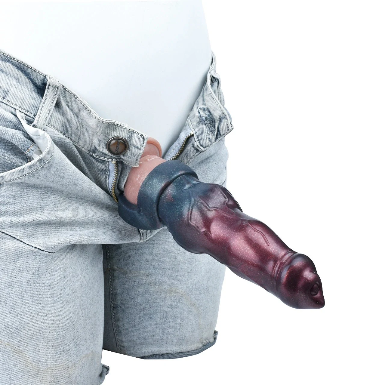 Dark Warrior Wearable Penis Sleeve Anti-off Design Hot Seller Sex Toys for Men