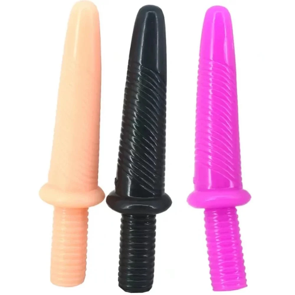 31.5cm Round Head Dildo with Handle Juguetes Sexuales Erotic Toys Sex Adult Female Sex Toys Dildo Handle