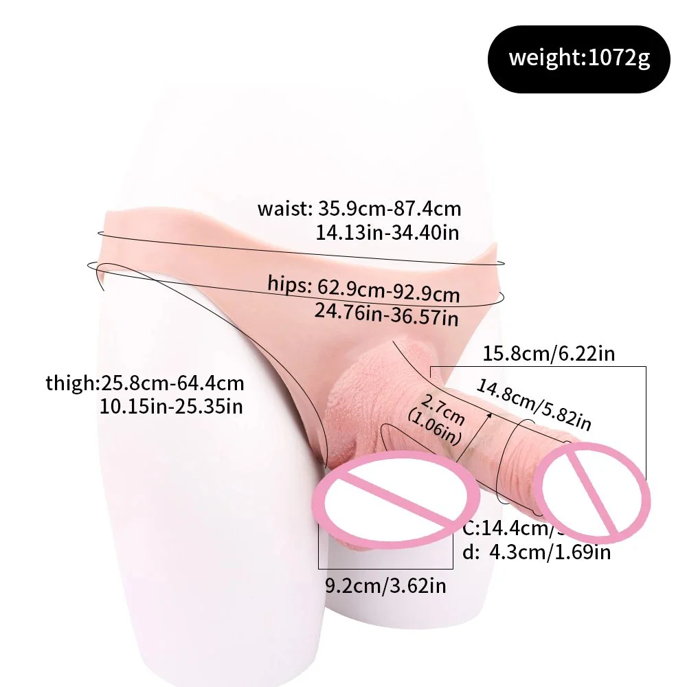 Delay Ejaculation Sex Toys for 18+ Adult Anti-drop Penis Pants for Men