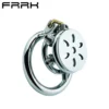 43MM Men Bondage Cock Cage Metal Male Chastity Cage Penis Lock Cock Cage Male Chastity Devices With Locking Plug