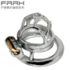 47mm 304 Stainless Steel Short Lock Penis Cage Male Chastity Device with Keyholder for Adult Sm Sex Toys
