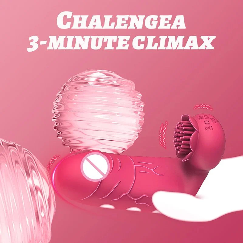 10 Modes Clitoral Stimulation G Spot Massage Dildo Shaped Finger Sleeve Vibrator With Brush