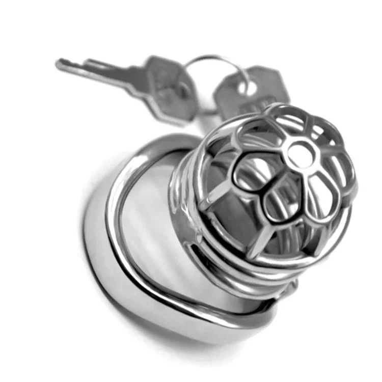 60mm Sm Sex Toys Lock Penis Cage with Keyholder Male Chastity Device Curved Cock Ring Chastity Cage 304 Stainless Steel