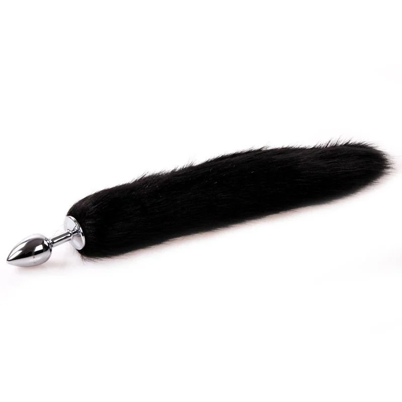 Adult sex fox tail anal plug flirtatious l collar love 'fun item