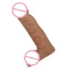 6.65 Inch Small Artificial Skin Wearable Penis Liquid Silicone Dildo Female Chastity Belt