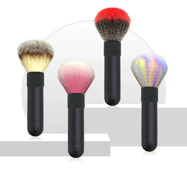 10 Speed Jump Egg Bullet Clitoris Nipple Breast Massager Vibrating Makeup Brush Vibrator Sex Toy