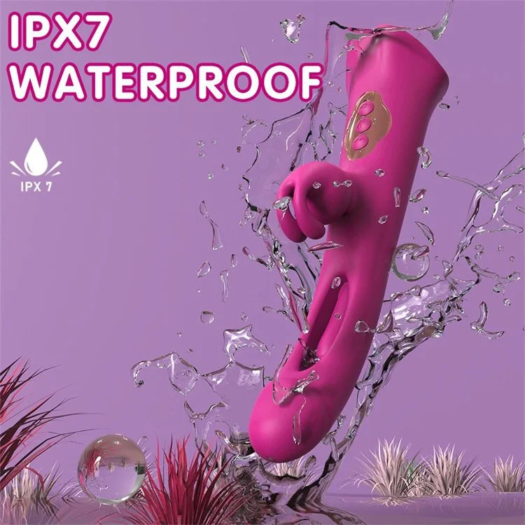 9 Frequency 3 in 1 Clitoral Sucking Mouth Tongue Licking Flapping Rabbit Vibrator Sex Toys for Women