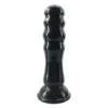 20.5cm 8 Thick 5cm Wave Shape Silicone Bamboo Dildo Huge Silicone Anal Butt Plug Black Boys Sex Toys for Anal Sex