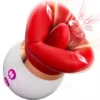 3 In1 Mouth Shaped Vibrator 10 Tongue Licking and Sucking Clit Sucking Vibrator Licking Vibrator Sex Toys for Woman