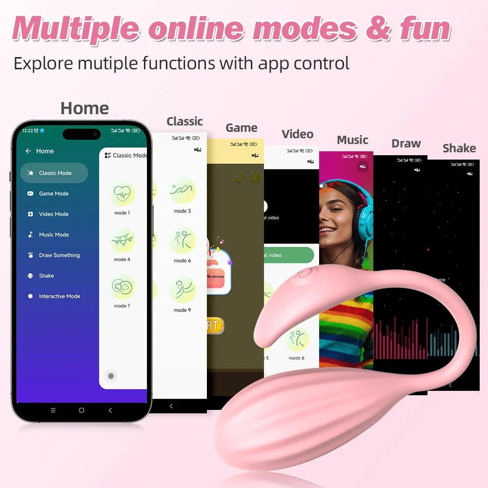 9 Frequency Invisible Wearable Panty Vibrator APP Control Silicone Female Vibrating Love Jumping Egg for Women Couples Pleasure