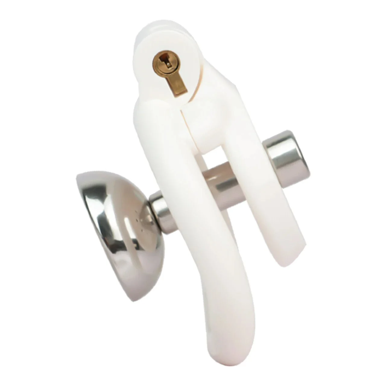 ABS Resin Inverted Flat Male Chastity Cage with Metal Urinal Catheter Lock Beginners Penis Cage Sex Toys for Men