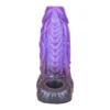Enhance Male Endurance Reusable Penis Sleeve Monster Cock Sleeve Penis Extender Fantasy Penis Enlarger with Silicone Cock Ring