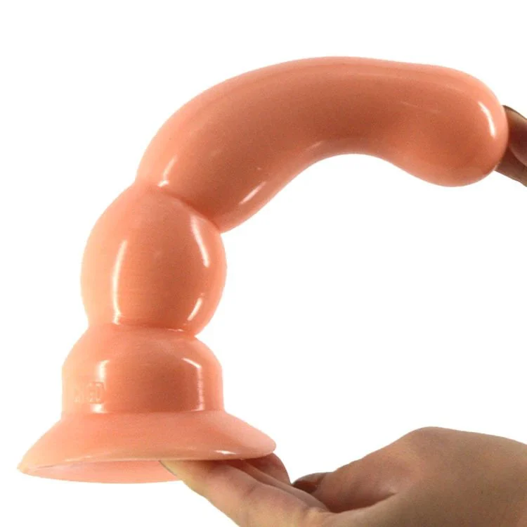 19.9CM 4.7CM Small Anal Plug Real Sensuality PVC Round Head G Spot Stimulate Butt Plug Sex Toys Anal