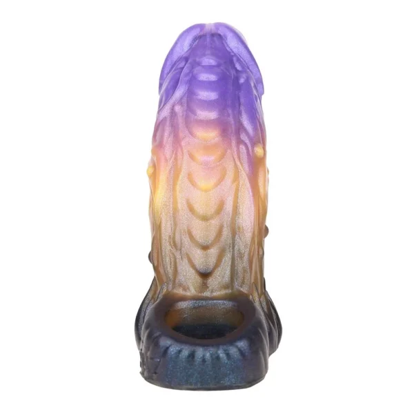 Allure Blaze Fantasy Monster Penis Sleeve Enlarged Open Penis Enlargement Sleeve Male Dildo Extender Sex Toy
