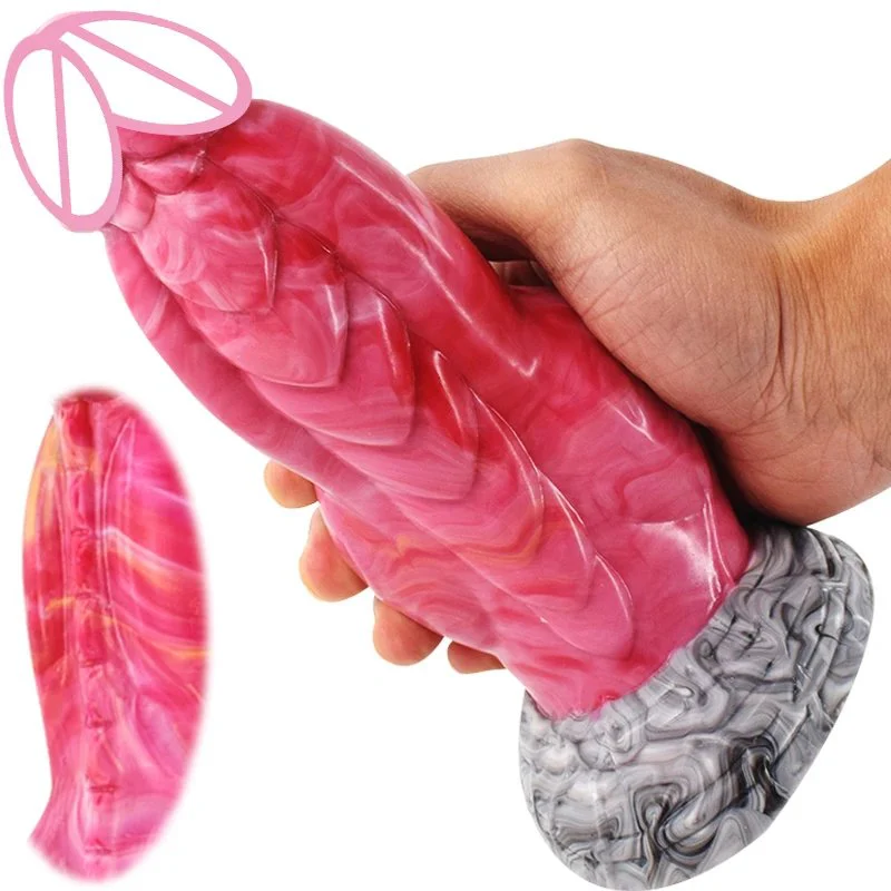 7.6 Inch Monster Silicone Dildo Gory Sex Toy Beast Dildo Kinky Fantastic Animal Designing Gorgeous