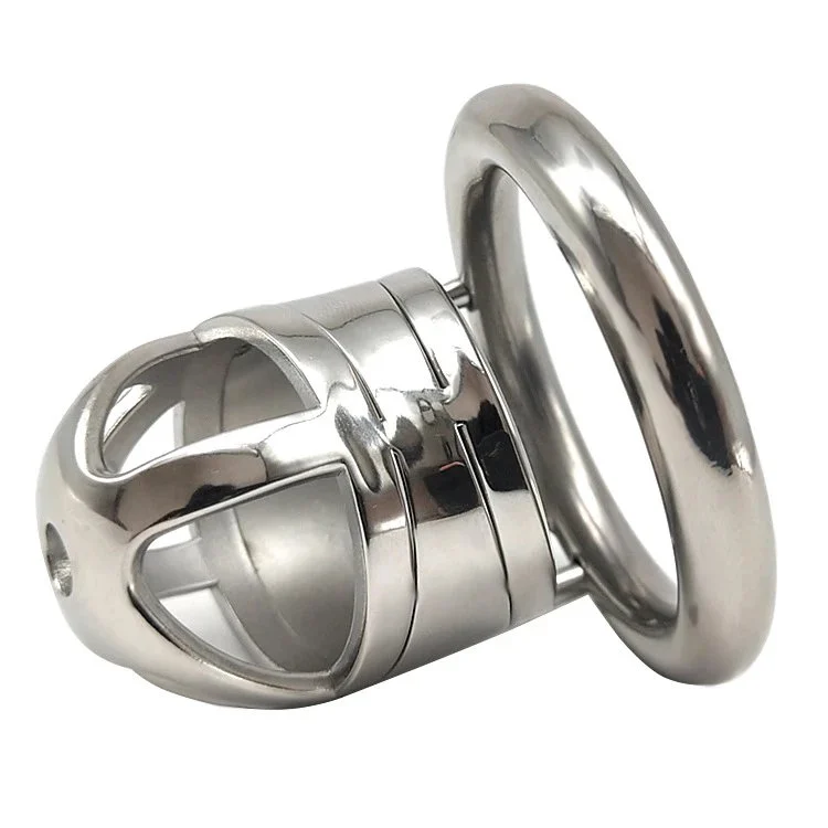 6cm SM Male Chastity Device Chastity Lock Penis in Cage with Keyholder Metal Chastity Cage for Man