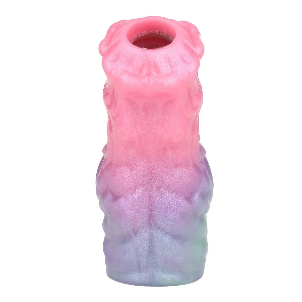 Ergonomic Ultra-Thin Cock Sleeve with Cock Ring 142g 4.9'' alien Cock Toy Male Penis Enlargement and Thickening Sex Toy