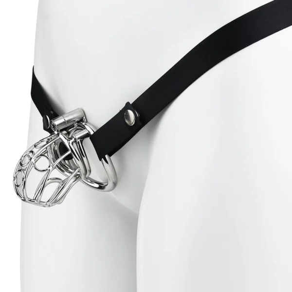Big Hollow Chastity Cage for Male Bondage Device Lightweight Metal Penis Ring BDSM Sex Toys Stainless Steel Chastity Device
