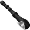 7 Speeds Heating Vibrating Beads Anal Sex Toys Butt Plug for Women and Men