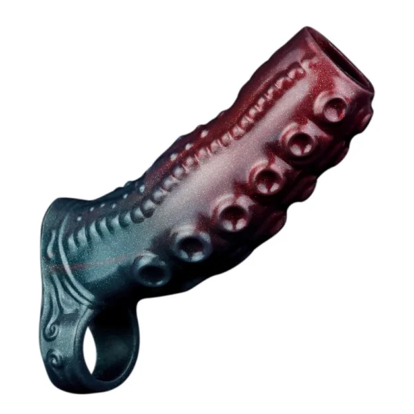 6.6inch XL Monster Penis Sleeve Cock Sleeve with Cock Ring Male Enlargement Penis Delay Ejaculation Reusable Silicone Sex Toy