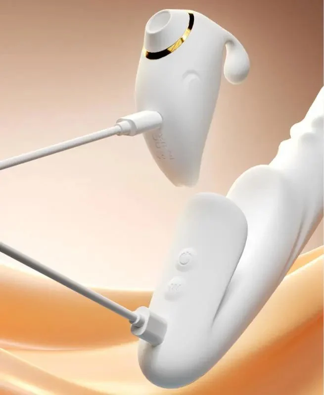 7 Frequency APP Automatic 2 in 1 G Spot Heating Sucking Clitoral Stimulation Rabbit Vibrator for Women