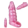 Collection Animal Penis Sleeve Thick Monster Penis Sleeve Extender with Penis Ring Ejaculation Delay for Men Couple