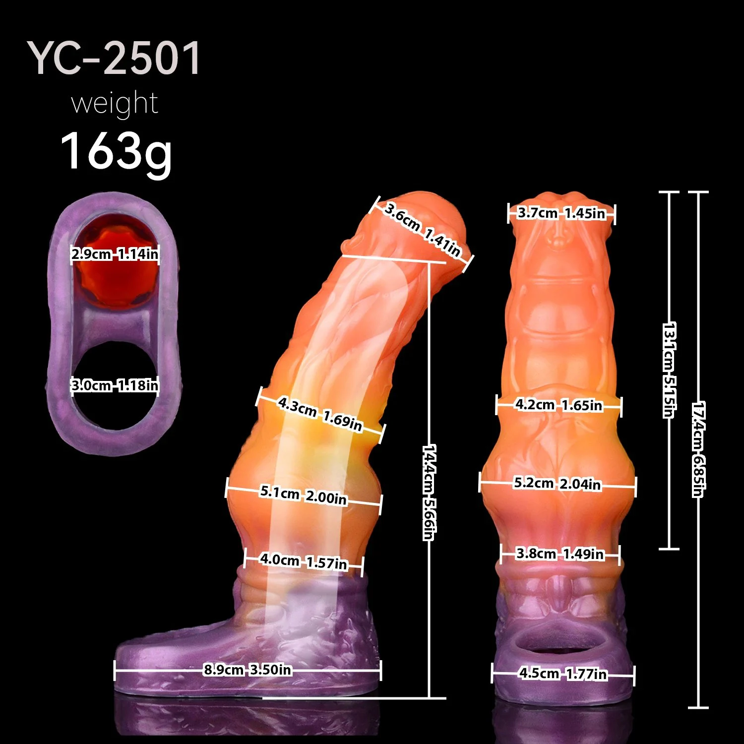 6.8-inch Male Enhancement Silicone Penis Sleeve Easy-to-wear Penis Extender for Men Suitable for 18+ Couples As an Adult Toy