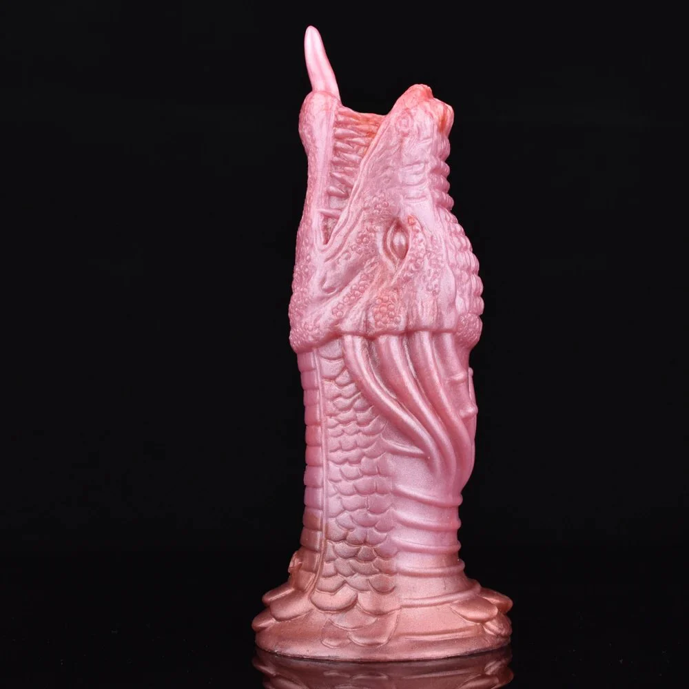 Conquered Dragon Penis Sleeve Couples Sex Toys Realistic Animal Rubber Penis Condom Enlargement Adults Male Sex Toys