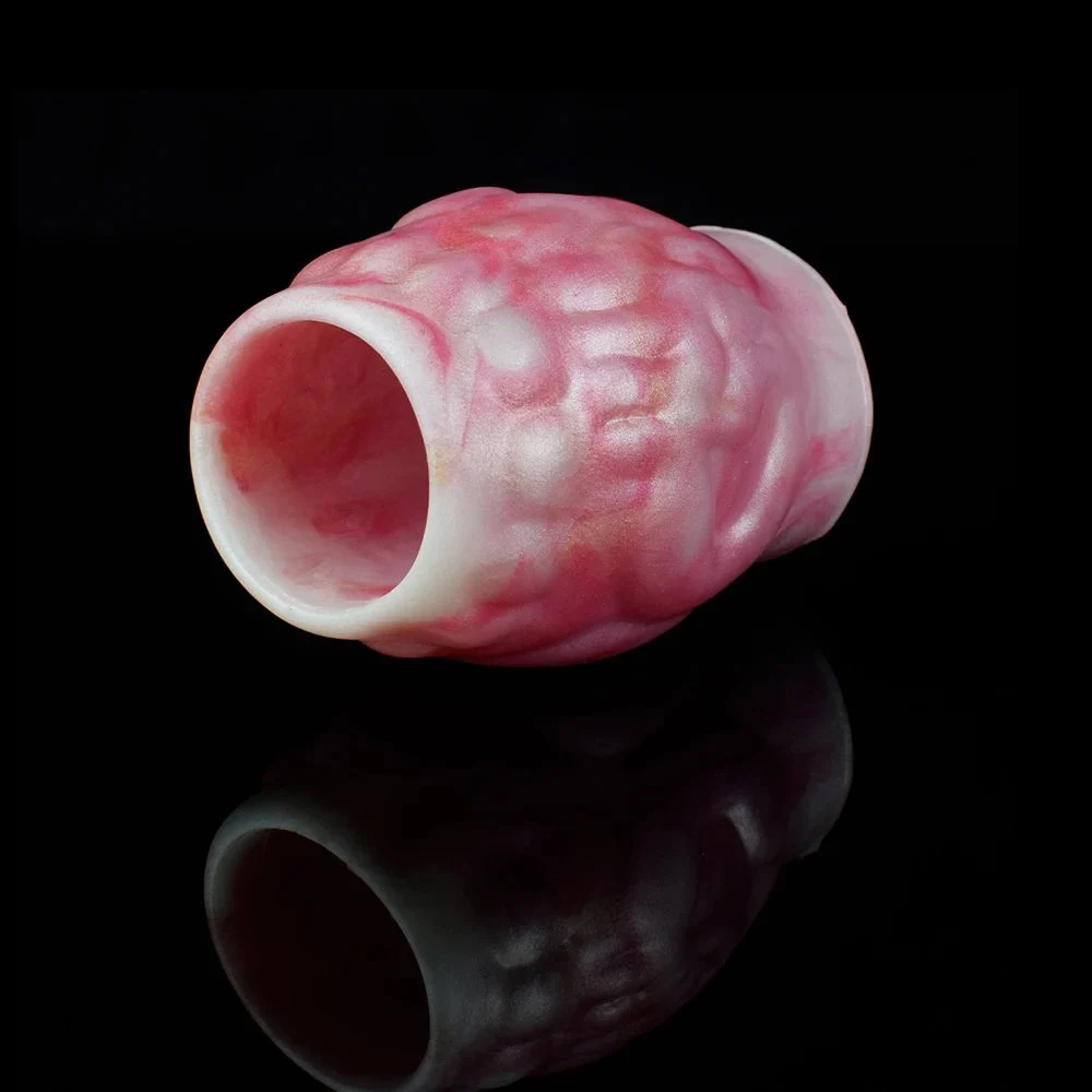 Dog Knot Ball Sleeves Men Penis Enlargement Soft Silicon Cock Ring for Male Sex Toy