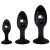 Anal Plug Butt Expander Sex Toys for Gay Couples Anal Training With Prostate Massaging Silicone and Metal Sex Products