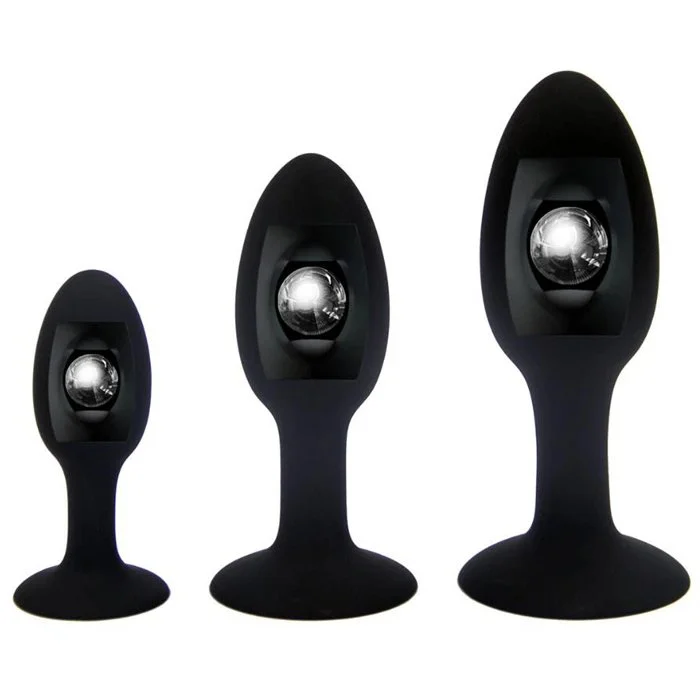 Anal Plug Butt Expander Sex Toys for Gay Couples Anal Training With Prostate Massaging Silicone and Metal Sex Products
