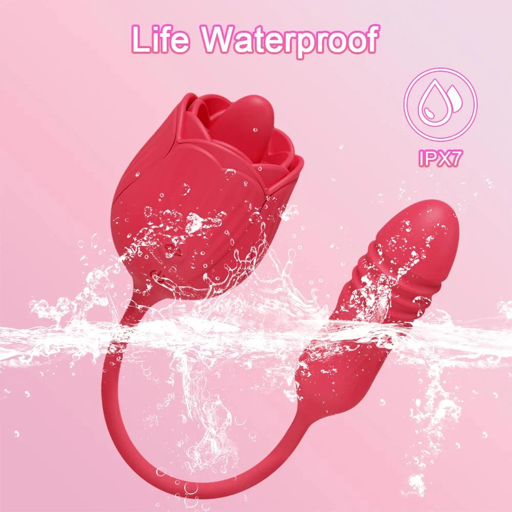 2 in 1 Rosa Vibrator Stimulator Rosa Vibrator for Women Rosa Vibrator Sex Toys for Woman