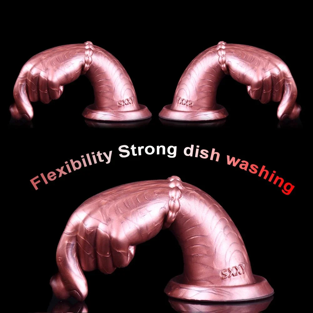 Anal Sexy Toy With Suction Cup Finger Silicone Dildo Sex Toy for Women Men