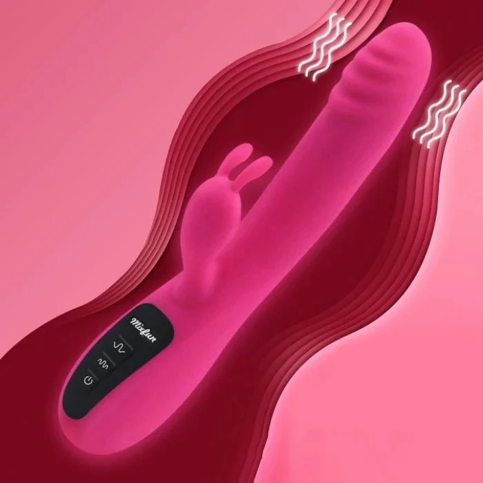 Adult Rabbit Vibrator With Rabbit Ear Artificial Penis for Clitoral Stimulating Toys