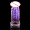 Arrival Penis Sleeve with Purple Monster Style Cock Sleeve for Men Penis Enlargement