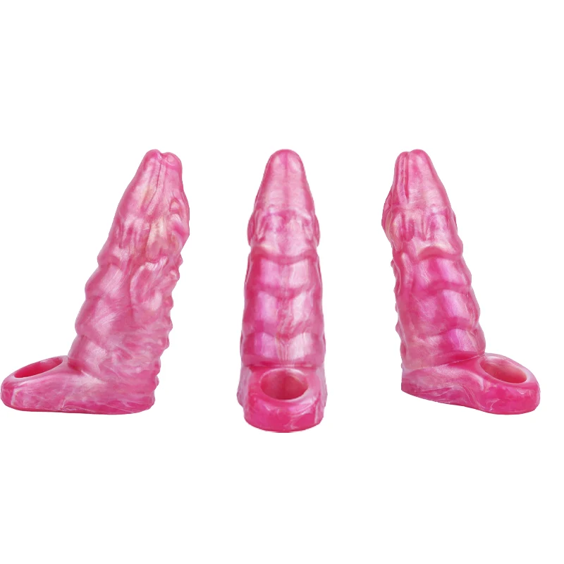 Begonia Silicone Dildo Sheath Enlarge Fantasy Dildo Generate a Better Sex Life Sex Toy for Man