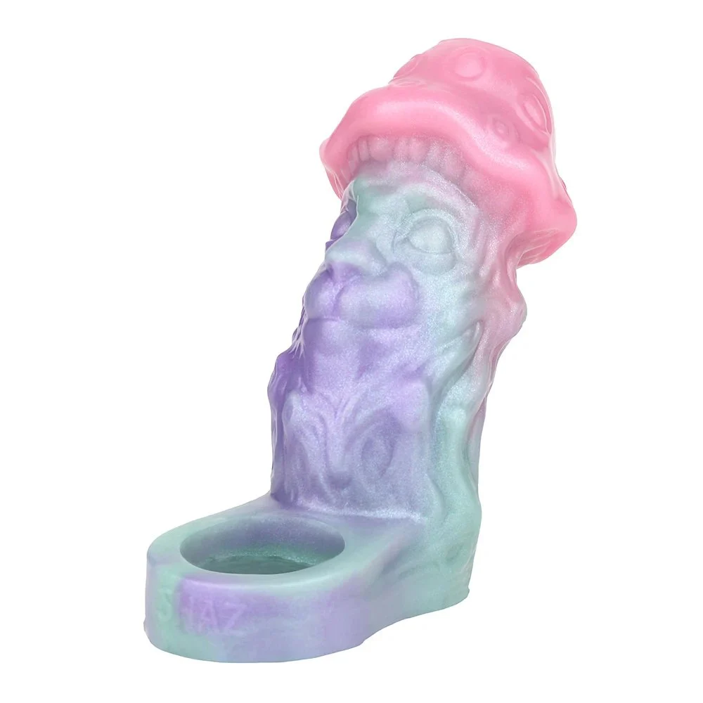 Galactic Charm Fantasy Monster Silicone Sleeve Penis Open Enlargement Sleeve Male Dildo Extender Sex Toys