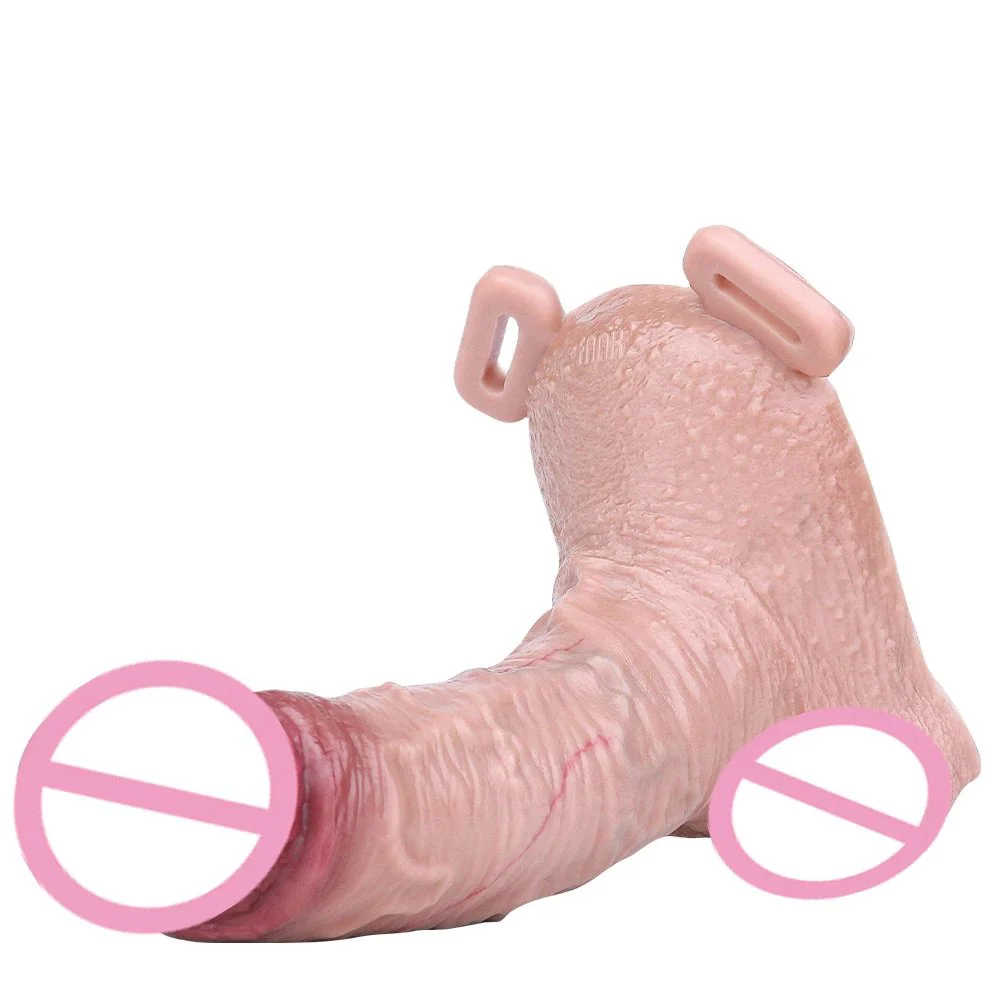 Bondage Belt Fixed Wear Dildo Bondage Belt Fixed Wear Dildo Silicone Dildo Sleeve Simulation Penis Enlarger