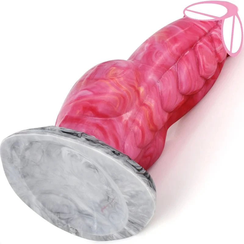 7.6 Inch Monster Silicone Dildo Gory Sex Toy Beast Dildo Kinky Fantastic Animal Designing Gorgeous