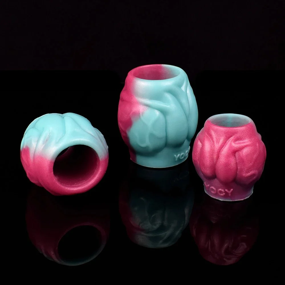 Flexible Soft Adult Toys With Dog Penis Ring Big Animal Cock Sleeve Penis Sheath for Women Stimulation