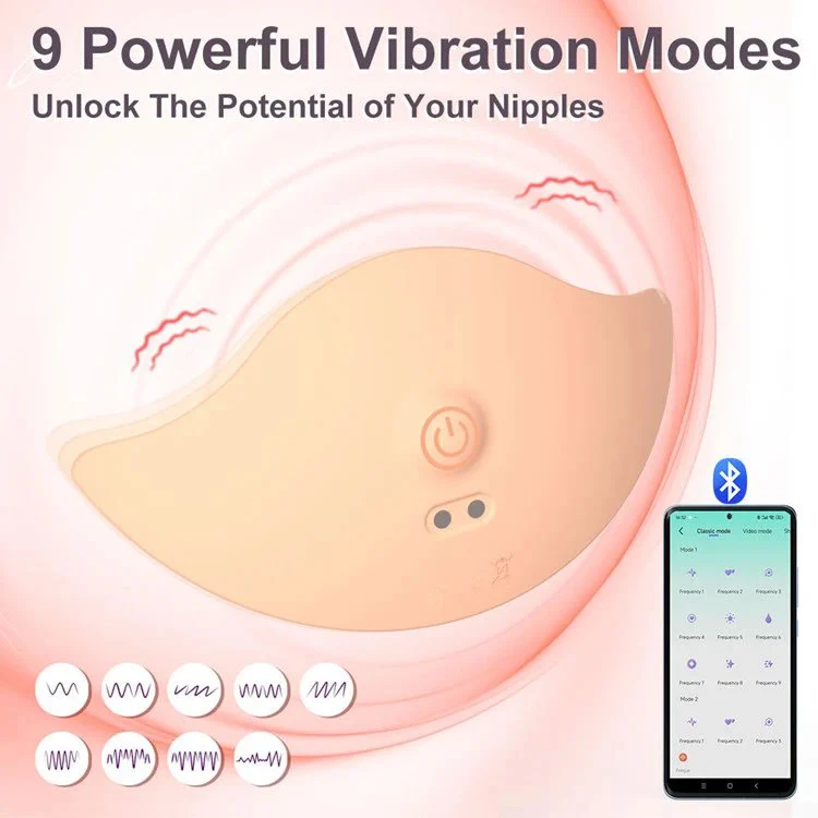 APP Remote Control Chest Massager for Female Breast Stimulation Vibrator Women Masturbation