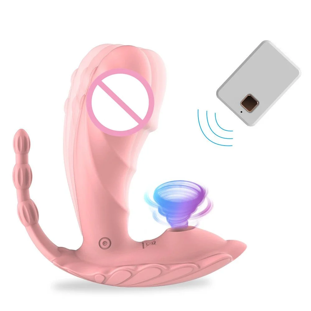 App Remote Control Vibrator 3 in 1 Dildo Anal Plug G Spot Butterfly Wearable Panty Vibrators Sex Toys Women