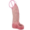 Medical Grade Silicone Male Penis Extender Simulation Dildo Experience Feel Realistic Big Dildo Suitable for Male