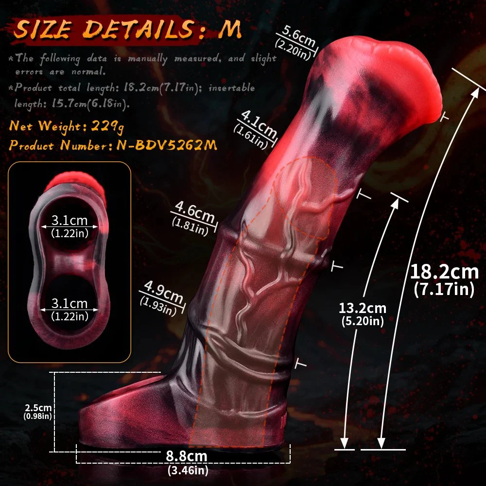 Horse Vibrating Penis Sleeve Cock Ring,Penis Ring Vibrator Extender for G Spot Stimulation,Couples Adult Sex Toys for Men