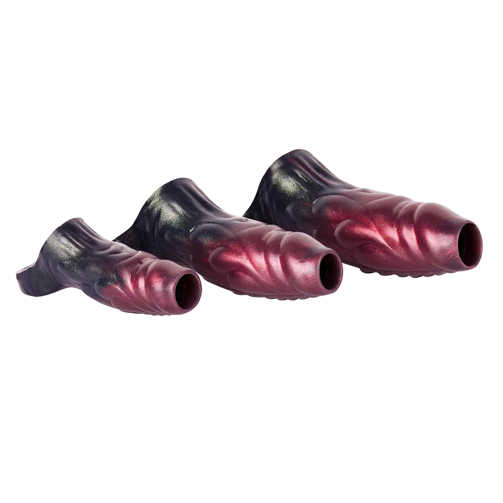 Ergonomic Design Penis Sleeve Reusable Elastic Delay Ejaculation Cock Inner Wall Thread Design Sex Toys for Men