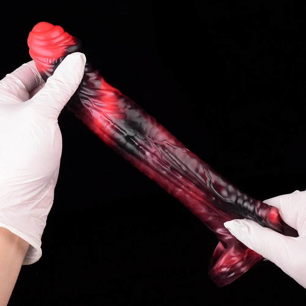 Animal Silicone Vibrating Penis Sleeve Cock Ring,Penis Ring Vibrator, Penis Extender for Penis Testicles G Spot Stimulation
