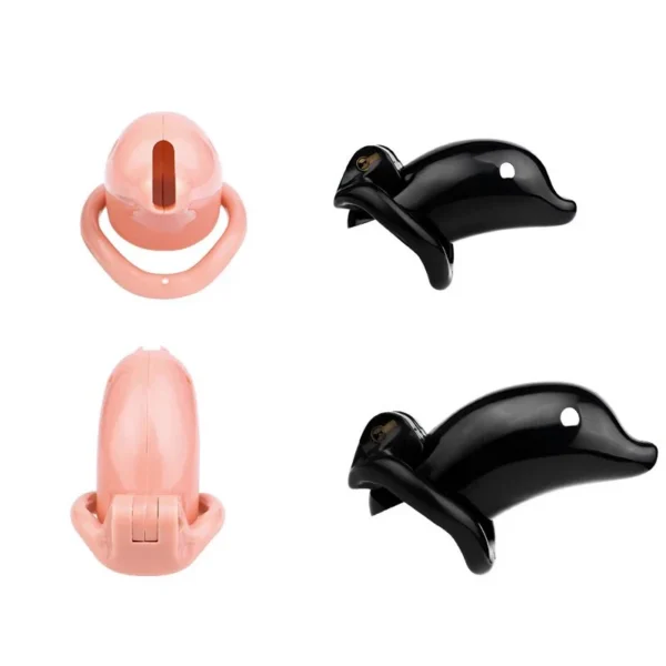 Dolphin-shaped Male Penis Chastity Lock Made of Safe Resin Material Chastity Restraint Suitable As an Adult Toy
